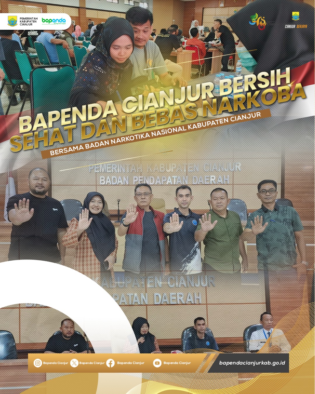 BAPENDA BERSIH, SEHAT, dan BEBAS NARKOBA